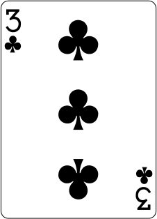 3 of CLUBS